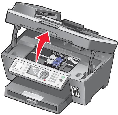 LEXMARK X8350 - Entfernen einer benutzten Tintenpatrone - 1