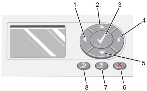 LEXMARK X8350 - Verwendendes Bedienfelds - 2