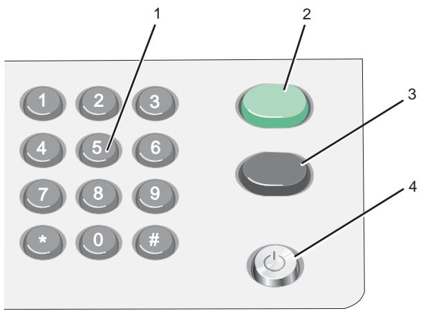 LEXMARK X8350 - Verwendendes Bedienfelds - 3