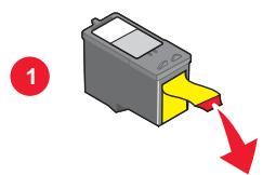 LEXMARK X8350 - Einsetzen der Tintenpatronen - 1