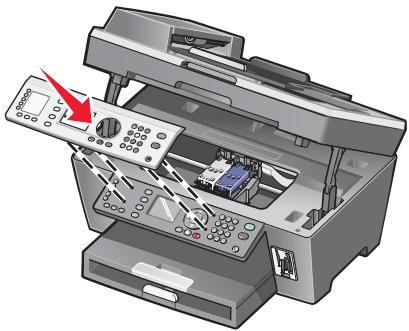 LEXMARK X8350 - Installieren des Bedienfelds in einer anderen Sprache - 2