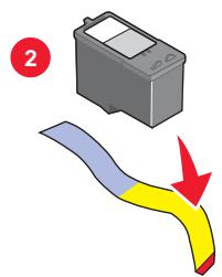 LEXMARK X8350 - Einsetzen der Tintenpatronen - 2
