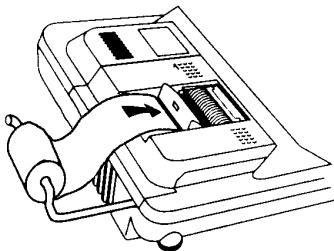 TEXAS INSTRUMENTS TI-5660 - Installation du rouleau de papier - 1