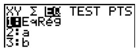 TEXAS INSTRUMENTS TI-76.FR - Équation de régression automatique - 4