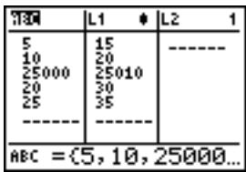 TEXAS INSTRUMENTS TI-76.FR - Contexte de visualisation des noms - 1