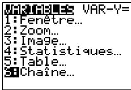 TEXAS INSTRUMENTS TI-76.FR - Variables chaîne - 1