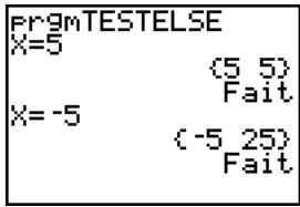 TEXAS INSTRUMENTS TI-76.FR - Résultat - 1