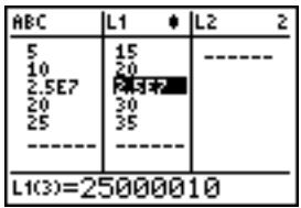 TEXAS INSTRUMENTS TI-76.FR - Contexte de visualisation des termes - 1