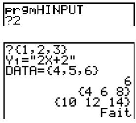 TEXAS INSTRUMENTS TI-76.FR - Mémoriser une variable dans une valeur avec input - 2