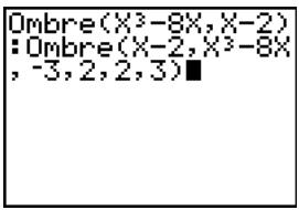 TEXAS INSTRUMENTS TI-76.FR - Ombrer un graphe - 1