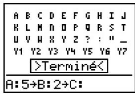 TEXAS INSTRUMENTS TI-76.FR - Saisie d'un calcul : équation du deuxième degré - 1