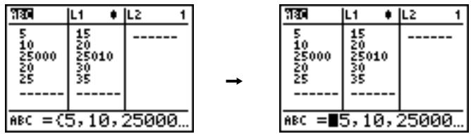 TEXAS INSTRUMENTS TI-76.FR - Contexte de modification des termes - 2