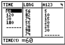TEXAS INSTRUMENTS TI-76.FR - Listes de défaut - 3