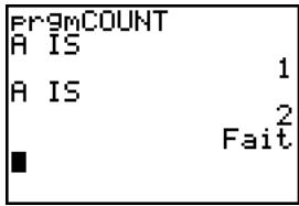 TEXAS INSTRUMENTS TI-76.FR - Résultat - 1