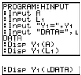 TEXAS INSTRUMENTS TI-76.FR - Mémoriser une variable dans une valeur avec input - 1