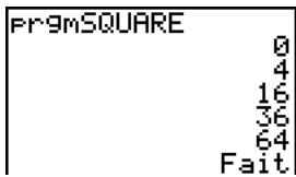 TEXAS INSTRUMENTS TI-76.FR - Résultat - 2