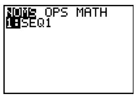 TEXAS INSTRUMENTS TI-76.FR - Pour commencer : générer une suite - 4