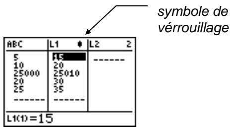 TEXAS INSTRUMENTS TI-76.FR - Association d'une formule à un nom de liste dans l'éditeur de listes statistiques - 2