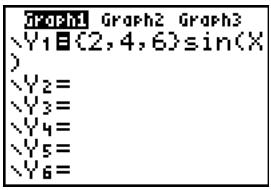 TEXAS INSTRUMENTS TI-76.FR - Tracer le graphe d'une famille de courbes - 1