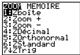 TEXAS INSTRUMENTS TI-76.FR - Zoom sur un graphe - 1