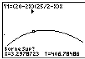 TEXAS INSTRUMENTS TI-76.FR - Calculer le maximum - 2