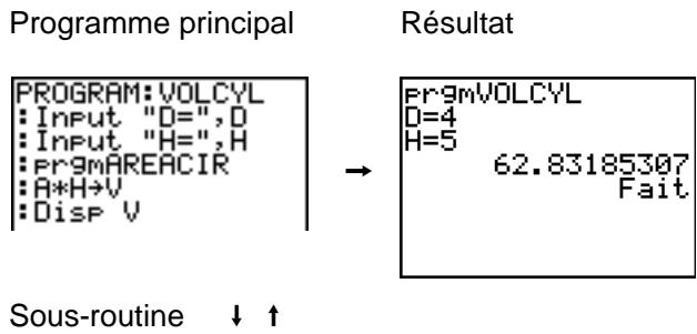 TEXAS INSTRUMENTS TI-76.FR - Appeler un programme depuis un autre programme - 1