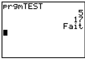 TEXAS INSTRUMENTS TI-76.FR - Résultat - 1
