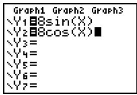 TEXAS INSTRUMENTS TI-76.FR - Définir le style de graphe - 1