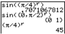 TEXAS INSTRUMENTS TI-76.FR - Degré mode - 1
