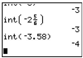 TEXAS INSTRUMENTS TI-84 PLUS SILVER - Ipart(), fpart() - 5