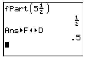 TEXAS INSTRUMENTS TI-84 PLUS SILVER - Ipart(), fpart() - 3