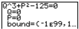 TEXAS INSTRUMENTS TI-84 PLUS SILVER - Saisie d'une expression dans l'éditeur de résolution - 3