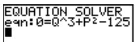 TEXAS INSTRUMENTS TI-84 PLUS SILVER - Saisie d'une expression dans l'éditeur de résolution - 2