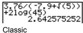 TEXAS INSTRUMENTS TI-84 PLUS SILVER - Saisie d'une expression - 3