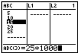 TEXAS INSTRUMENTS TI-84 PLUS SILVER - Modification d'un terme dans une liste - 1