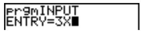 TEXAS INSTRUMENTS TI-84 PLUS SILVER - Insertion d'une fonction à représenter graphiquement pendant l'exécution d'un programme - 2