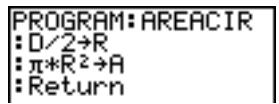 TEXAS INSTRUMENTS TI-84 PLUS SILVER - Appeler un programme depuis un autre programme - 2