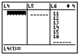 TEXAS INSTRUMENTS TI-84 PLUS SILVER - Rétablissement de L1 à L6 dans l'éditeur de liste des statistiques - 3