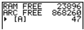 TEXAS INSTRUMENTS TI-84 PLUS SILVER - Pour commencer : transfert de variables - 4