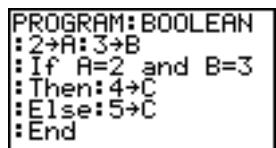 TEXAS INSTRUMENTS TI-84 PLUS SILVER - Utilisation des opérations booléennes - 1