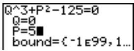 TEXAS INSTRUMENTS TI-84 PLUS SILVER - Résolution d'une variable dans l'éditeur de résolution - 2