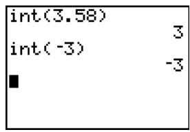TEXAS INSTRUMENTS TI-84 PLUS SILVER - Ipart(), fpart() - 4
