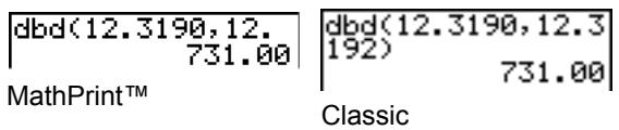 TEXAS INSTRUMENTS TI-84 PLUS SILVER - Nombre de jours entre deux dates / modes de paiement - 1