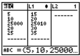 TEXAS INSTRUMENTS TI-84 POCKET.FR - Contexte de visualisation des noms - 1