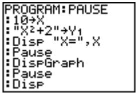 TEXAS INSTRUMENTS TI-84 POCKET.FR - Pause - 1
