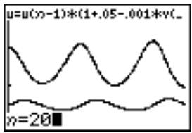 TEXAS INSTRUMENTS TI-84 POCKET.FR - Exemple : le modèle prédateur-proie - 4