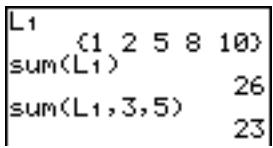 TEXAS INSTRUMENTS TI-84 POCKET.FR - Menu LIST MATH - 1