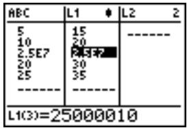 TEXAS INSTRUMENTS TI-84 POCKET.FR - Contexte de visualisation des termes - 1