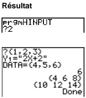 TEXAS INSTRUMENTS TI-84 POCKET.FR - Mémoriser une variable dans une valeur avec input - 2