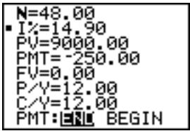 TEXAS INSTRUMENTS TI-84 POCKET.FR - Pourcommencer : financement d'une voiture - 5